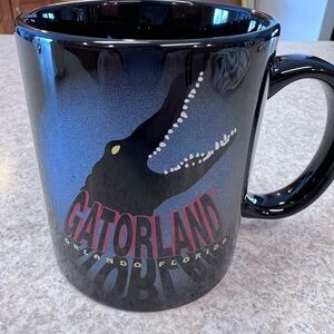 Gatorland Florida Alligator Black Souvenir Mug
